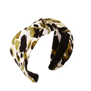 Women hairbands for women's hair Elastic Head Wrap Hair Band Print Headband makeup headband ladies Bandana knotted Headband