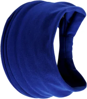 Women Outdoors Head Wrap Knotted Headband Headband Hijab Exercise Elastic Hair Wide Headband Headband Sports Elastic (B, One Size)