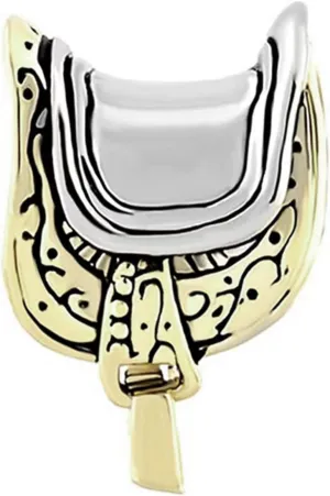 Women Saddle Charm Compatible with Pandora Charm Bracelet Horse Riding Equipment Tack Up Horsemanship Equestrian Farm Animal Horse Lover