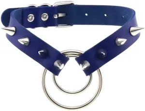 Women Spike Choker Necklace Handmade Adjustable Costume Cosplay Nightclub Party Studded Neck Collar Choker