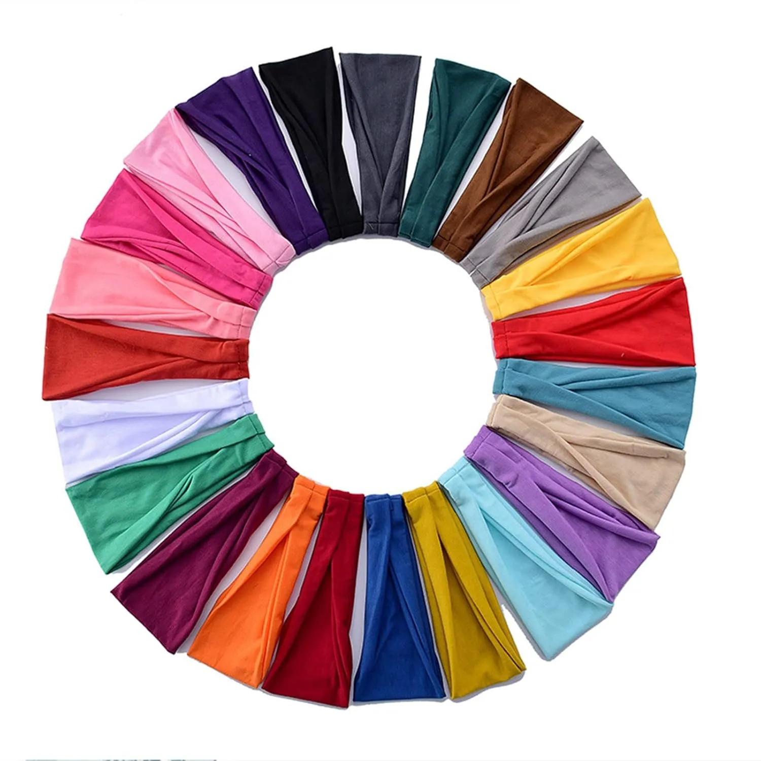 Women Wide Headbands Boho Bandeau Headbands Floral Printed Hair Band Fashion Hair Accessories