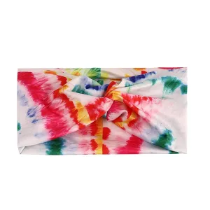 Women Wide Headbands Boho Bandeau Headbands Floral Printed Hair Band Outdoor Hair Accessories