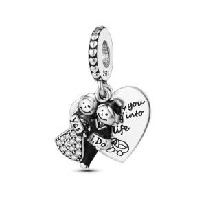 Yes I Do! Married Couple Dangle Charm