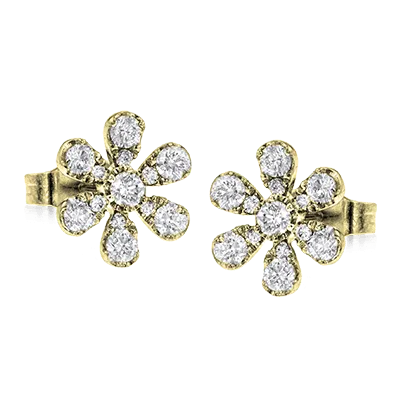 ZE618 Earring in 14k Gold with Diamonds