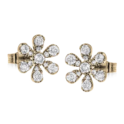 ZE618 Earring in 14k Gold with Diamonds