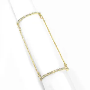 Zen Garden Double Ring Chain Diamond Ring