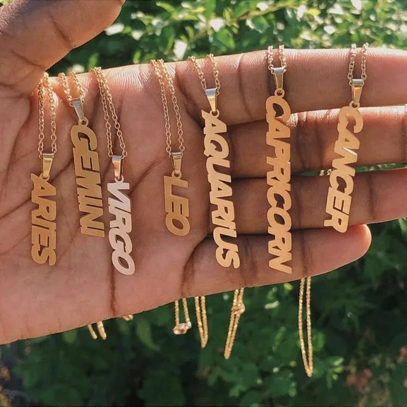 Zodiac Horoscope Necklaces - Unisex