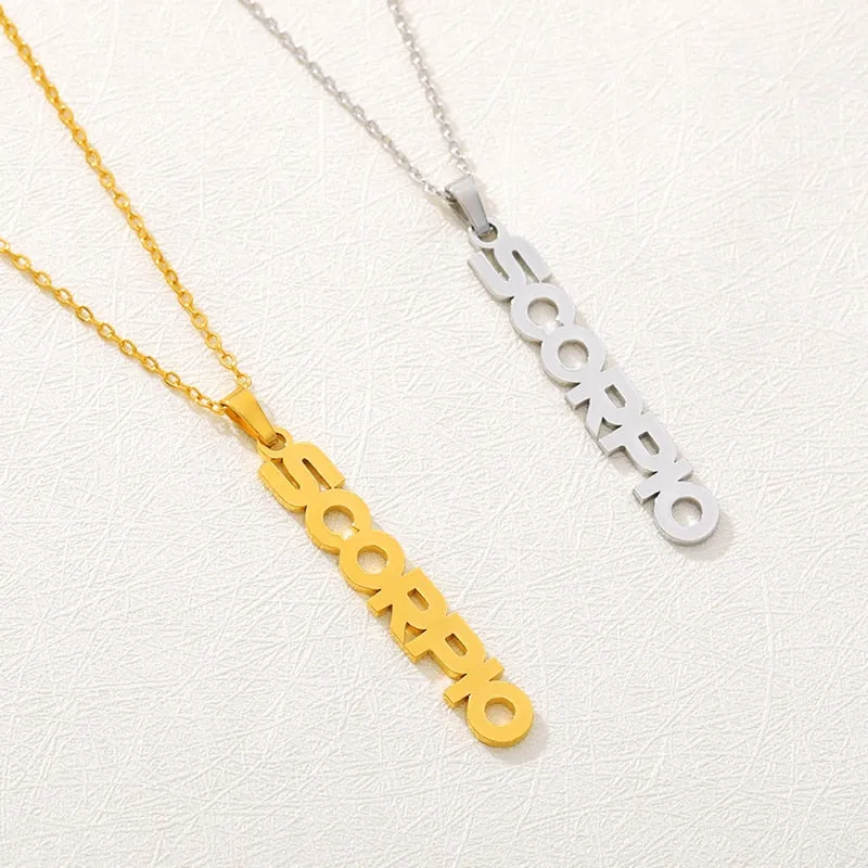 Zodiac Horoscope Necklaces - Unisex