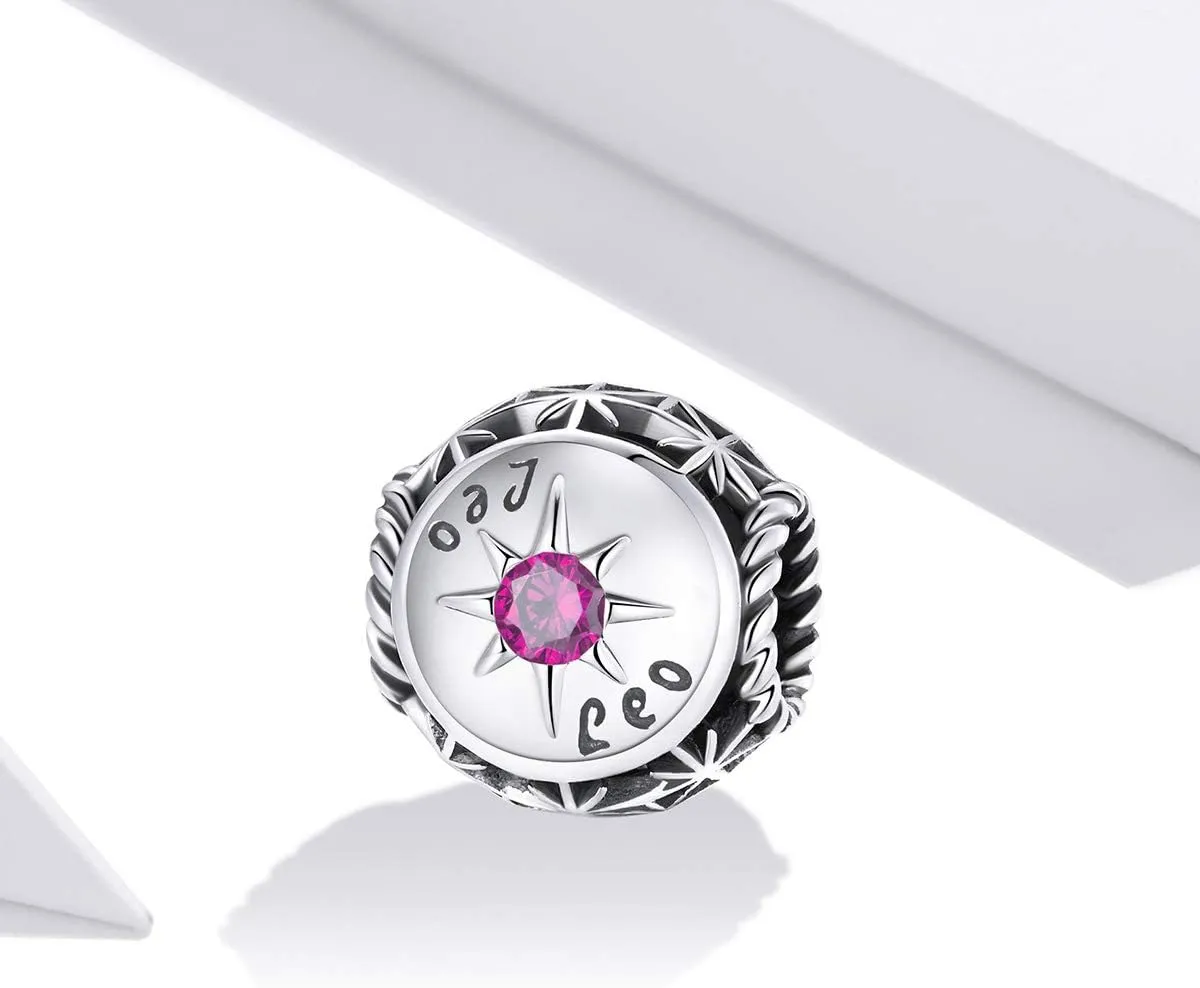 Zodiac Sign Charm fit Charms Bracelet 925 Sterling Silver Charm Birthday Charm 12 Constellations Charms For pandora Bracelets