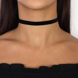 Zoestar Choker Necklace Black Velvet Collar Necklaces for Women